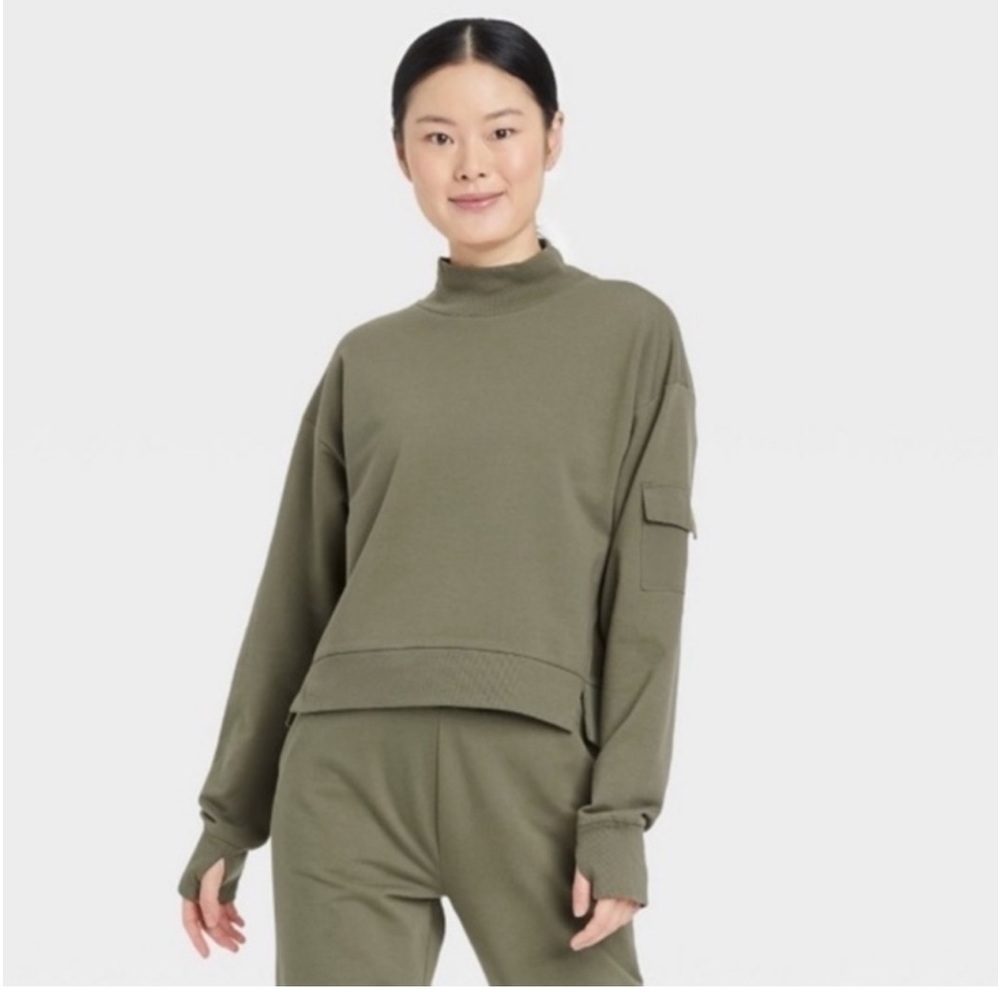 Olive Green Women's Top